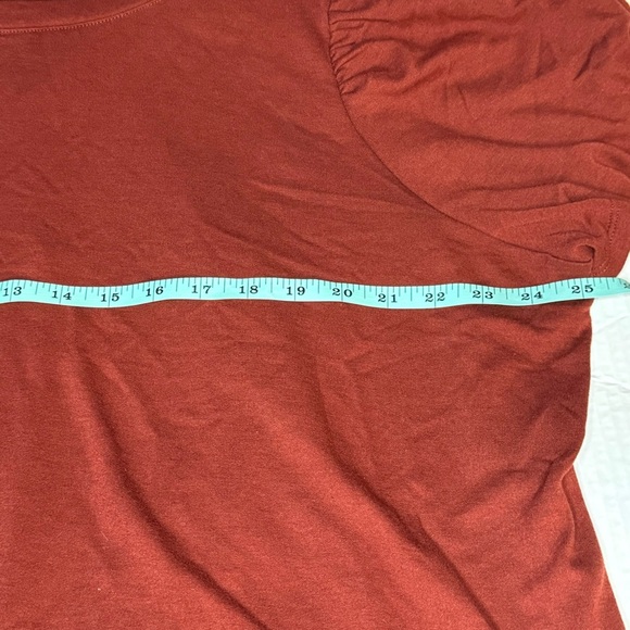 Plus size puff short sleeve top size 3x - Picture 4 of 5